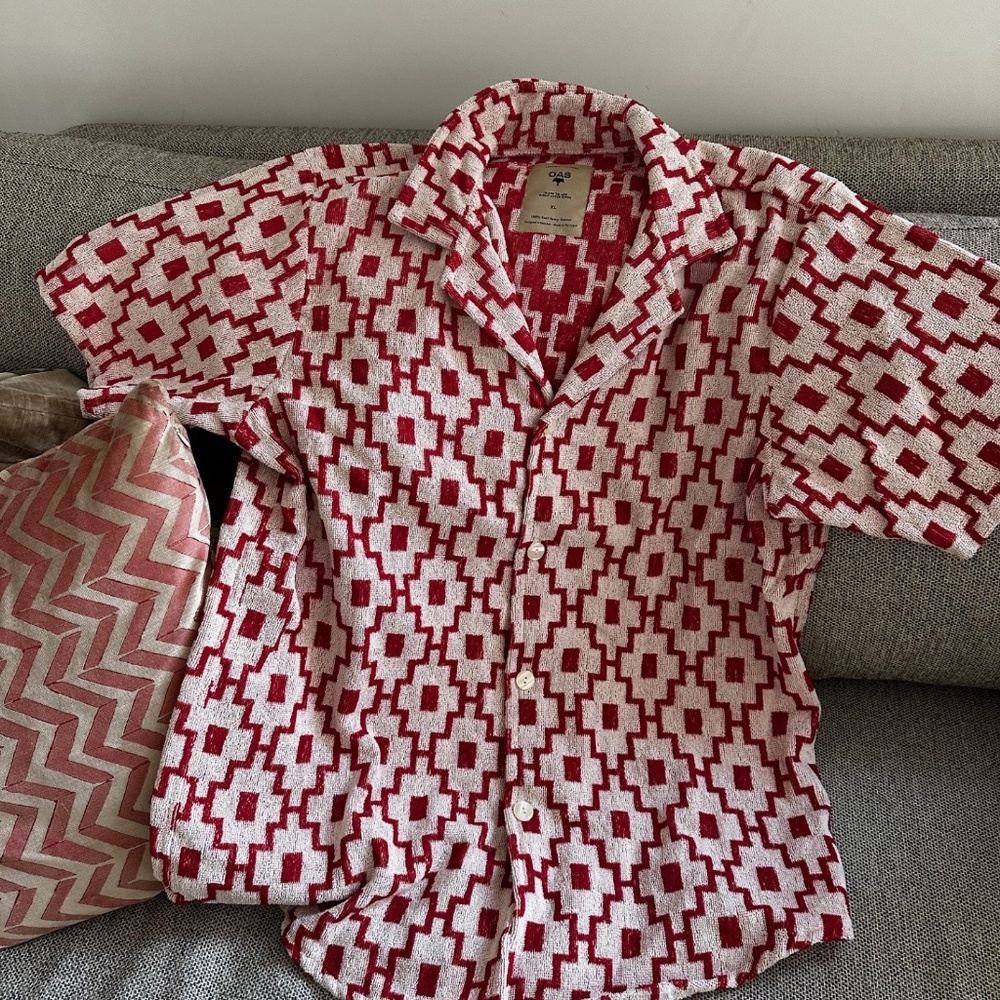 OAS cotton shirt. Mens XL